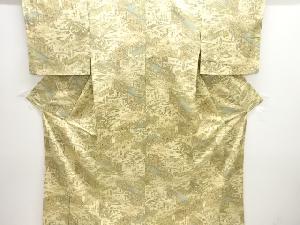 町屋風景模様小紋着物